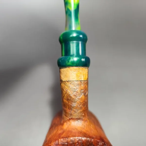 PapaBearPipes Sandblasted Volcano Estate Briar Pipe, American Estates - Image 9