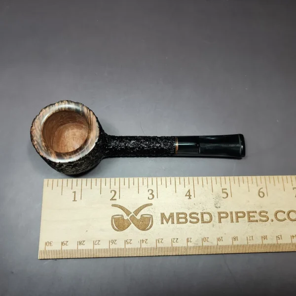 Neal Monier Rusticated Pot Estate Briar Pipe, Unsmoked - Image 9