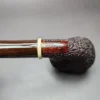 Michael Parks GKCPC Rusticated LC Bent Billiard Estate Briar Pipe, Unsmoked - Image 9