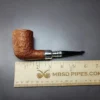 Elwood (Ferndown) Rusticated Silver Spigot Dublin Estate Briar Pipe, English Estates, 9mm - Image 9