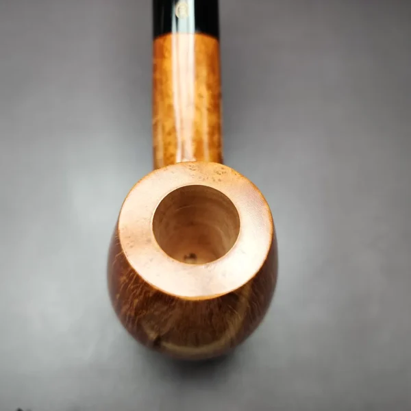James Upshall Empire Executive Smooth Bent Billiard Estate Briar Pipe, Unsmoked - Image 9