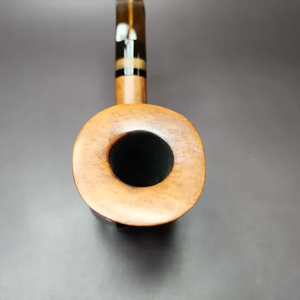 Viprati 4 Clover Smooth Dublin Estate Briar Pipe, Italian Estates - Image 9