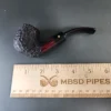 Darnell Old Briar Rusticated Bent Billiard Estate Pipe, Unsmoked - Image 9