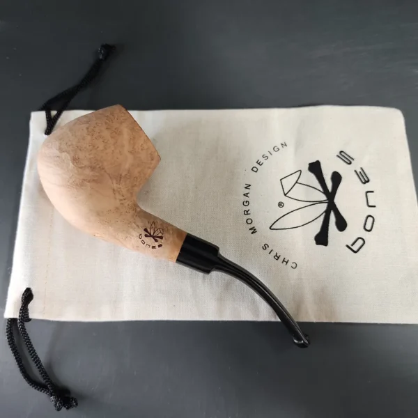 Morgan Bones Sandblasted Brandy Briar Pipe, New - Image 8