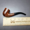 James Upshall P Grade Grp 4 Smooth Bent Billiard Estate Briar Pipe, Unsmoked - Image 9