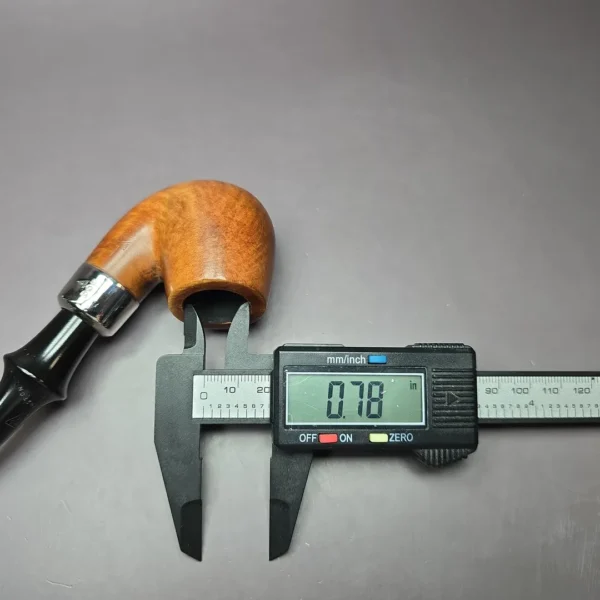 WDC Wellington Smooth Bent Billiard Estate Briar Pipe, American Estates - Image 10