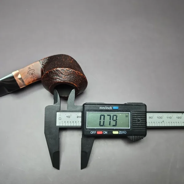Morgan BlackJack 30 Sandblasted Bulldog Briar Pipe, New - Image 10
