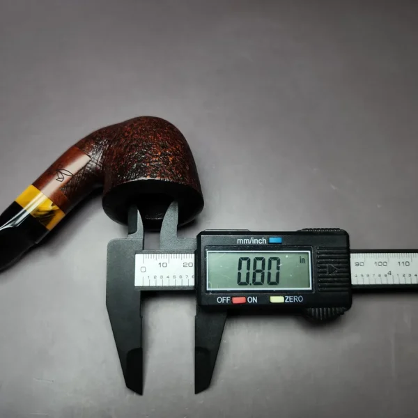 Morgan BlackJack 20 Limited Edition Sandblasted Dublin Briar Pipe, New - Image 11