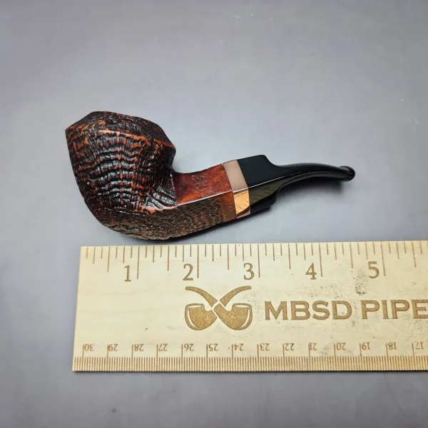 Morgan BlackJack 30 Sandblasted Bulldog Briar Pipe, New - Image 10