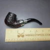 Peterson System Spigot 307 Rusticated Bent Billiard Spigot Briar Pipe, New - Image 10