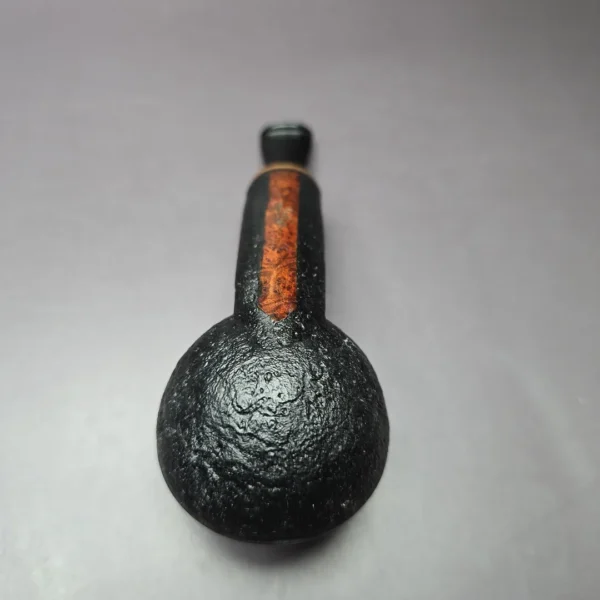 Vitale Partially Sandblasted Rhodesian (Two Star) Handmade Briar Pipe, New - Image 10