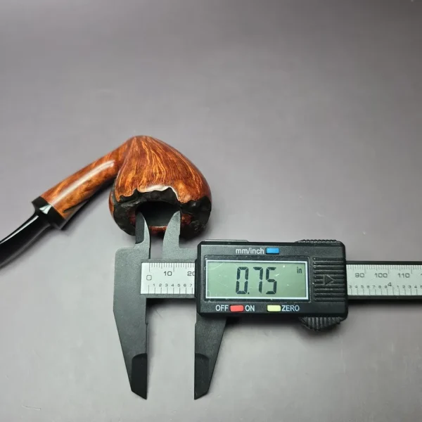 Wandi Riyadi Spot Carved Acorn Handmade Briar Pipe, New - Image 10