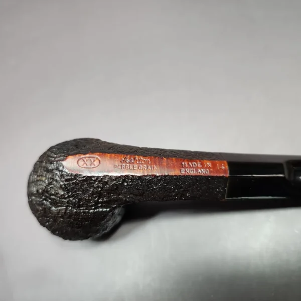 Ashton 1994 Pebble Grain XX Sandblasted Bulldog Estate Briar Pipe, Unsmoked - Image 10