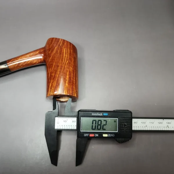 Dave Neeb Handmade Magnum Smooth Cherrywood Briar Pipe, New - Image 10