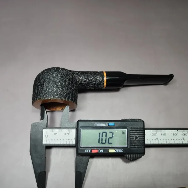 Neal Monier Rusticated Pot Estate Briar Pipe, Unsmoked - Image 10
