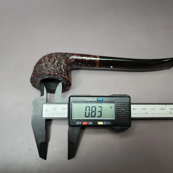 Dunhill 1980 Shell Briar 41781 Sandblasted Zulu Estate Briar Pipe, English Estates - Image 10
