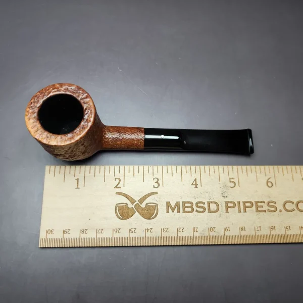 Dunhill 1963 Tanshell 6R Sandblasted Pot Estate Briar Pipe, English Estates - Image 10