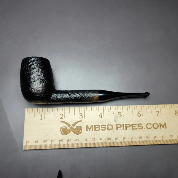 Samson Sandblasted Billiard Estate Briar Pipe, Unsmoked - Image 10