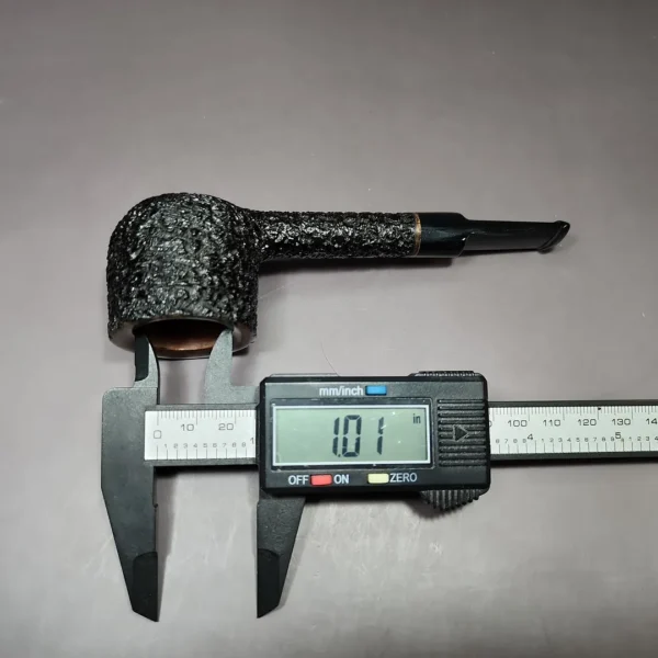Neal Monier Rusticated Pot Estate Briar Pipe, Unsmoked - Image 10