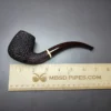 Michael Parks GKCPC Rusticated LC Bent Billiard Estate Briar Pipe, Unsmoked - Image 10