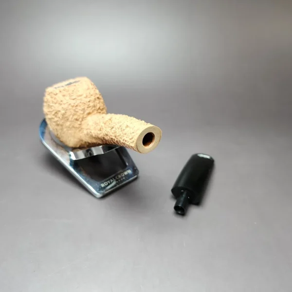 Pipe Tristan Natural Granite Hawkbill Handmade Briar Pipe, New - Image 10