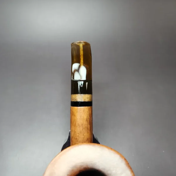 Viprati 4 Clover Smooth Dublin Estate Briar Pipe, Italian Estates - Image 10