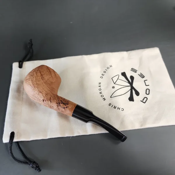 Morgan Bones Sandblasted Apple Briar Pipe, New - Image 10