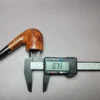 James Upshall P Grade Grp 4 Smooth Bent Billiard Estate Briar Pipe, Unsmoked - Image 10