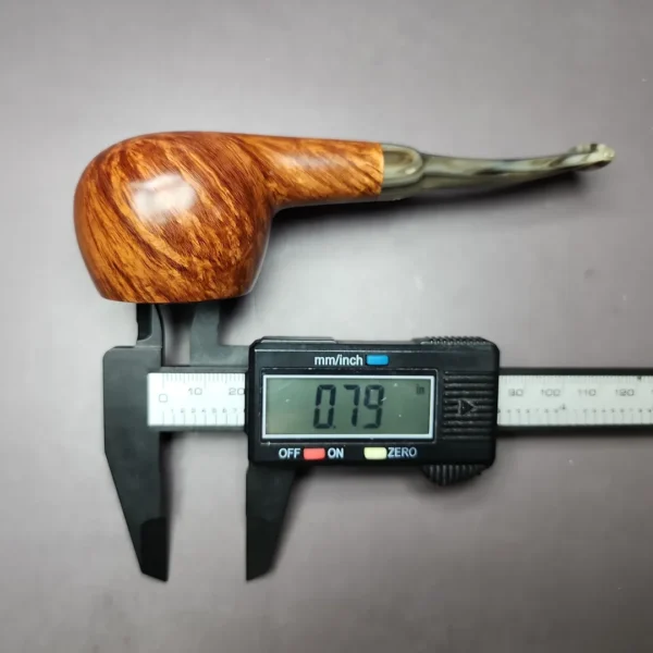 Viprati Smooth Fantail Prince Estate Briar Pipe, Italian Estates - Image 10