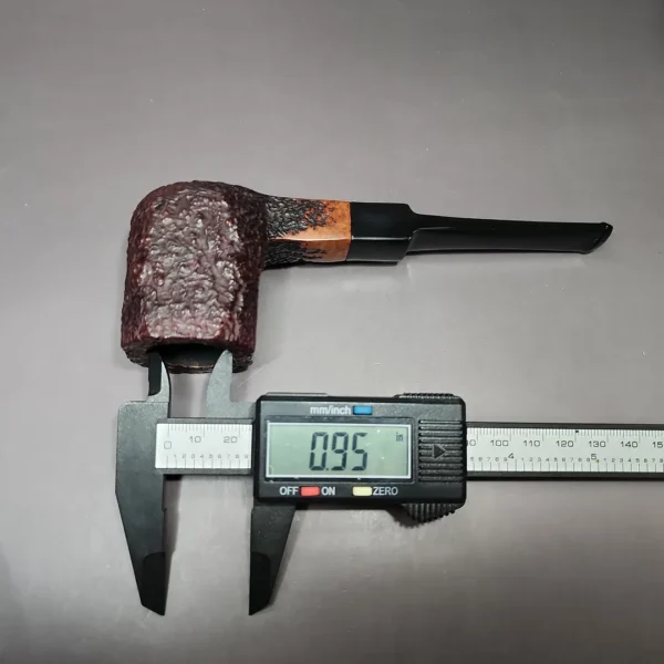 Unknown Sandblasted Panel Estate Briar Pipe, Other Estates - Image 10