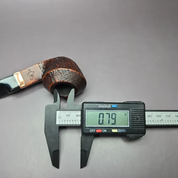 Morgan BlackJack 30 Sandblasted Bulldog Briar Pipe, New - Image 10