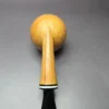 Vitale Sandblasted Ball w/ Galalith (Two Star) Handmade Briar Pipe, New - Image 11