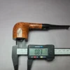 James Upshall P Grade Grp 4 Smooth Saddle Pot Estate Briar Pipe, Unsmoked - Image 11