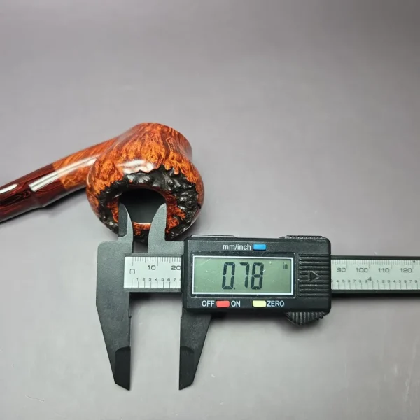 Wandi Riyadi Smooth Mushroom Dublin w/ Cumberland Handmade Briar Pipe, New - Image 11