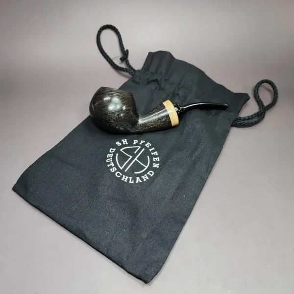 Sebastian Heck Morta Apple w/ Mammoth Handmade Pipe, New - Image 11