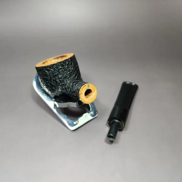Neal Monier Rusticated Pot Estate Briar Pipe, Unsmoked - Image 11