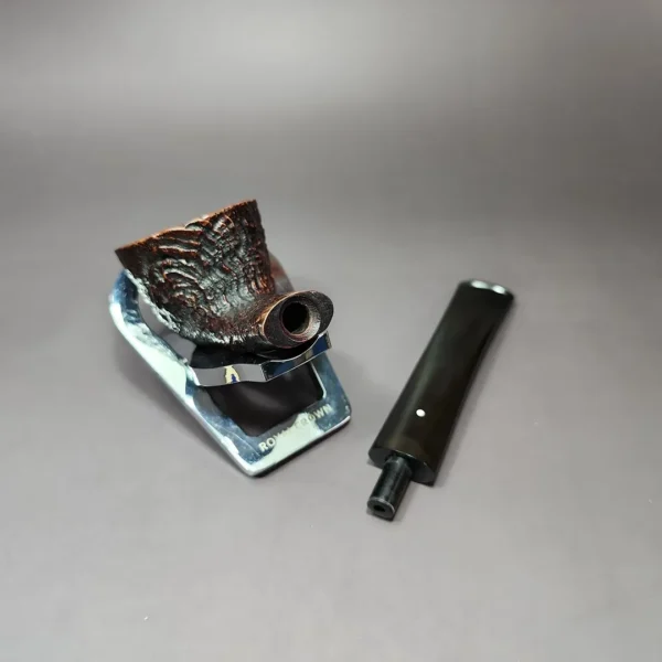 Dunhill 1980 Shell Briar 41781 Sandblasted Zulu Estate Briar Pipe, English Estates - Image 11