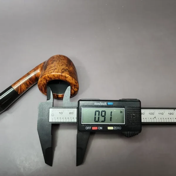 WO Larsen Super 335 Smooth Bent Pot Estate Briar Pipe, Danish Estates - Image 11