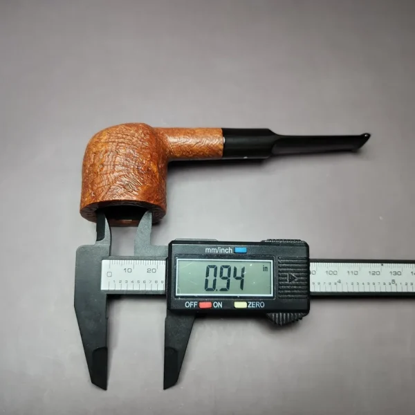 Dunhill 1963 Tanshell 6R Sandblasted Pot Estate Briar Pipe, English Estates - Image 11