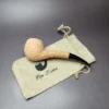 Pipe Tristan Natural Granite Hawkbill Handmade Briar Pipe, New - Image 11