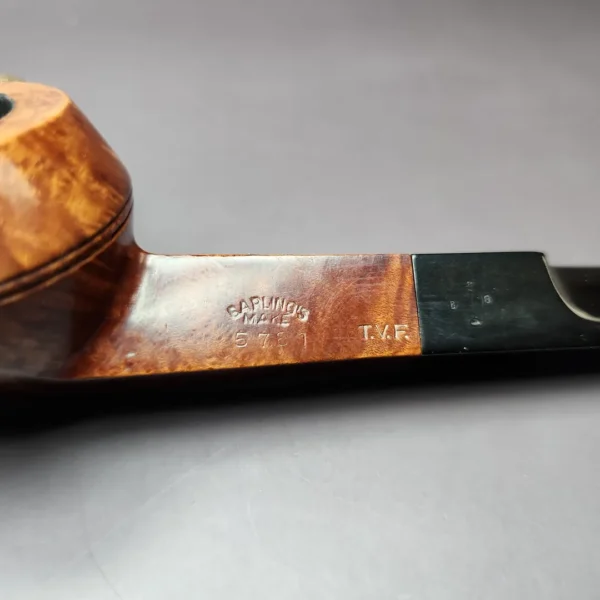 Barling's Make T.V.F 5781 Transition Era Smooth Bulldog Estate Briar Pipe, English Estates - Image 11