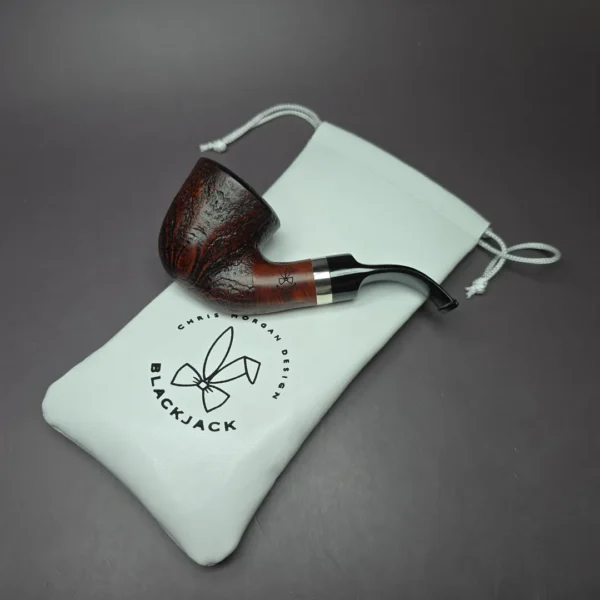 Morgan BlackJack 20 Sandblasted Dublin Briar Pipe, New - Image 11