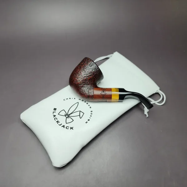 Morgan BlackJack 20 Limited Edition Sandblasted Dublin Briar Pipe, New - Image 12