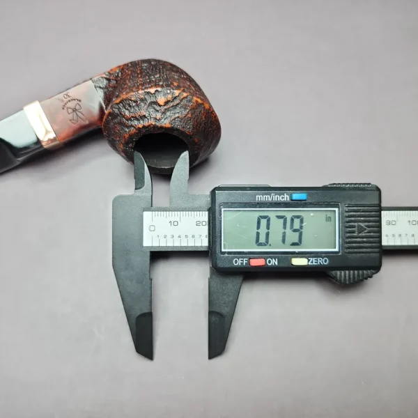 Morgan BlackJack 30 Sandblasted Bulldog Briar Pipe, New - Image 11