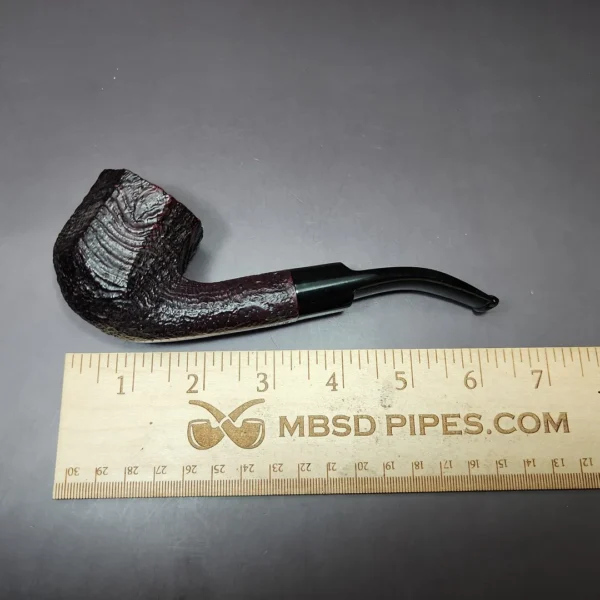 Ashton 1990 Pebble Grain XXX Sandblasted Panel Pot Estate Briar Pipe, English Estates - Image 11
