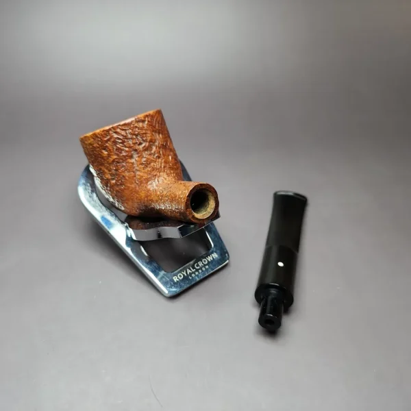 Dunhill 1963 Tanshell 6R Sandblasted Pot Estate Briar Pipe, English Estates - Image 12