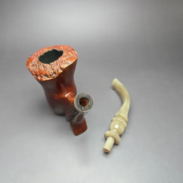 Sven Lar Skulptur by Kabik XL Freehand Estate Briar Pipe, Unsmoked - Image 12