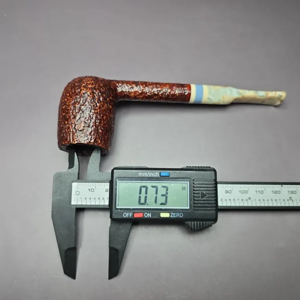 Savinelli Sasso 701 Rusticated Lovat Briar Pipe, 6mm, New - Image 12