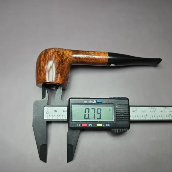 James Upshall P Grade Grp 4 Smooth Billiard Estate Briar Pipe, Unsmoked - Image 12