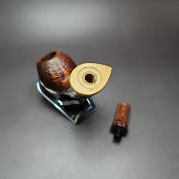 Denis Rusakov Sandblasted Fish w/ Boxwood Estate Briar Pipe, Other Estates - Image 13